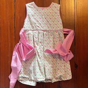 Charming Pink Tulip Kids Dress
